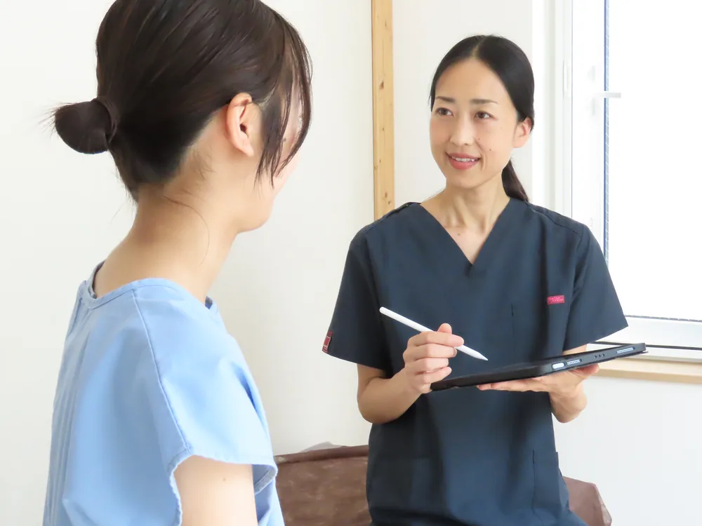 問診の様子
